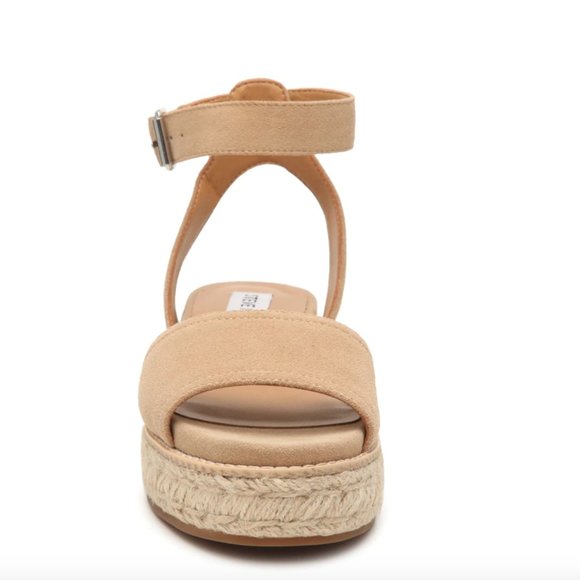 Steve Madden Gabi Espadrille Platform Sandals Suede - Picture 3 of 5